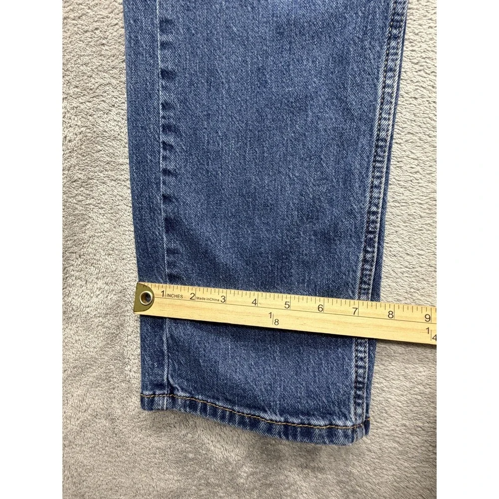 Levis 505 Jeans Mens‎ Measured 32x31 Blue Straight Leg Medium Wash Denim